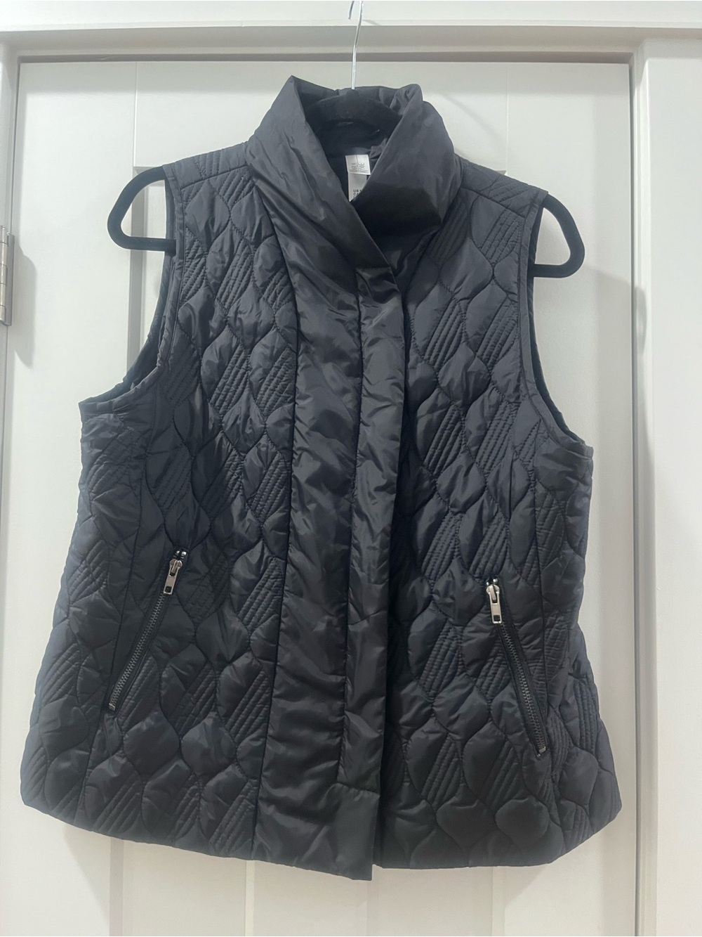 Black Puffer Vest Marla Wynne MarlaWynne puffer vest Women's Medium Like New